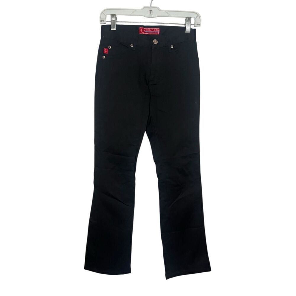 Vintage Hot Kiss Women’s 1‎ Black Flare Jeans Low Rise Y2K